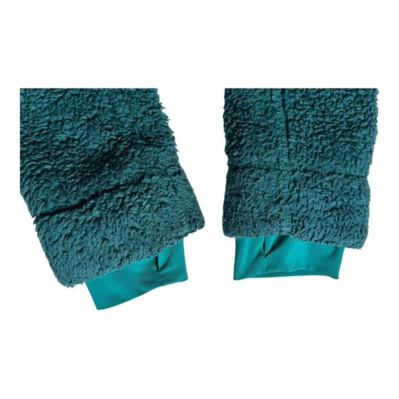 COLUMBIA Women’s Full-Zip Fleece Jacket Coat Medium Green Yellow Outdoor - Picture 8 of 16